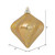 Vickerman M133233 - 6 inch Copper Gold Glitter Diamond Christmas Ornament