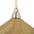 Vickerman M133233 - 6 inch Copper Gold Glitter Diamond Christmas Ornament