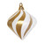 Vickerman M133275 6" Gold-White Candy Glit Swirl Diamond