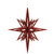 Vickerman M148203 - 12 inch Red Glitter Star Christmas Ornament