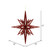 Vickerman M148203 12" Red 3D Glitter Star
