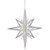 Vickerman M148211 - 12 inch White Glitter Star Christmas Ornament