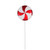 Vickerman M152013 17" Red-White Candy Lollipop