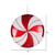 Vickerman M153303 - 6 inch Red & White Candy Christmas Ornament