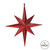  Vickerman M167403 12" Red Glitter Bethlehem Star 2/Bag 