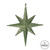 Vickerman M1674OL - 12 inch Olive Glitter Star Christmas Ornament - 2 Pack