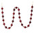 Vickerman M183519 - 6 ft Wine Ball Christmas Garland - Unlit