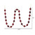 Vickerman M183519 - 6 ft Wine Ball Christmas Garland - Unlit