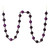 Vickerman M183534 - 6 ft Lilac Ball Christmas Garland - Unlit