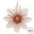 Vickerman M184588 6.5" Copper Glitt Snowflake Burst 6/Bg 