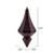 Vickerman MC191065D 8" Burgundy Candy Diamond Finial 2/Bag