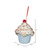 Vickerman MC224932 4.5" Light Blue Cupcake Ornament 2/bag