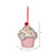  Vickerman MC224979 4.5" Pink Cupcake Ornament 2/bag 