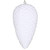 Vickerman MT195811D - 10 inch White Flocked Pinecone Christmas Ornament