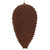 Vickerman MT195875D - 10 inch Chocolate Pinecone Christmas Ornament