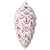  Vickerman MT202403 8" Red Brushed Pinecone Ornament 2/Bag 
