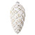  Vickerman MT202408 8" Gold Brushed Pinecone Ornament 2/Bag 