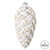 Vickerman MT202408 8" Gold Brushed Pinecone Ornament 2/Bag