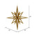Vickerman M148408 24" Gold 3D Glitter Star