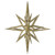 Vickerman M148438 24" Champagne 3D Glitter Star