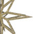 Vickerman M148438 24" Champagne 3D Glitter Star