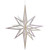 Vickerman M148511 32" White 3D Glitter Star