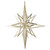 Vickerman M148538 32" Champagne 3D Glitter Star