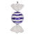 Vickerman M153114 - 18.5 inch Purple Candy Christmas Ornament