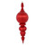 Vickerman M162803 - 28 inch Red Shiny Finial Christmas Ornament