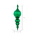 Vickerman M162804 28" Green Shiny Finial