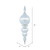 Vickerman M162807 28" Silver Shiny Finial
