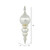 Vickerman M162838 28" Champagne Shiny Finial