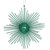 Vickerman M184544 6.5" Seafoam Gr Glitt Snowflake 6/Bg