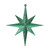 Vickerman M167204 8" Green Glitter Bethlehem Star 4/Box