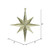 Vickerman M167208 8" Gold Glitter Bethlehem Star 4/Box