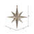  Vickerman M167258 8" Rose Gold Glittr Bethlehem Star 4/Box 