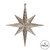 Vickerman M167258 8" Rose Gold Glittr Bethlehem Star 4/Box