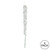 Vickerman M174112 12" Clear Acrylic Icicle 6/Box
