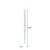 Vickerman M174118 - 18 inch Clear Icicle Christmas Ornament - 4 Pack