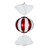 Vickerman M180101 36" Red/White Candy Ornament