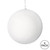 Vickerman M180411 - 4 inch White Ball Christmas Ornament - 6 Pack