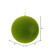 Vickerman M180464 4" Moss Green Flocked Ball Ornament 6/Bg