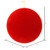 Vickerman M180503 5" Red Flocked Ball Ornament 4/Bg