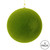 Vickerman M180564 5" Moss Green Flocked Ball Ornament 4/Bg