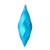 Vickerman M183112M 8" Turquoise Matte Swirl Finial 6/Bag