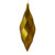 Vickerman M183114S 8" Olive Shiny Swirl Finial 6/Bag