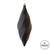 Vickerman M183117M 8" Black Matte Swirl Finial 6/Bag