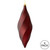 Vickerman M183119M - 8 inch Wine Matte Finial Christmas Ornament - 6 Pack