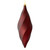 Vickerman M183119M 8" Wine Matte Swirl Finial 6/Bag
