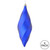 Vickerman M183122M 8" Cobalt Blue Matte Swirl Finial 6/Bag